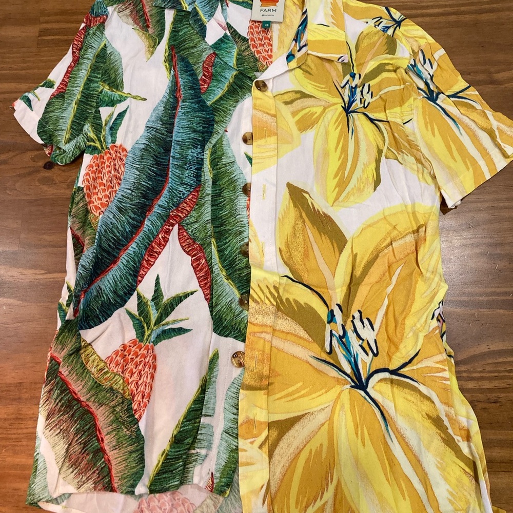 FARM Rio Two Pattern Beach Top - Picture 2 of 3